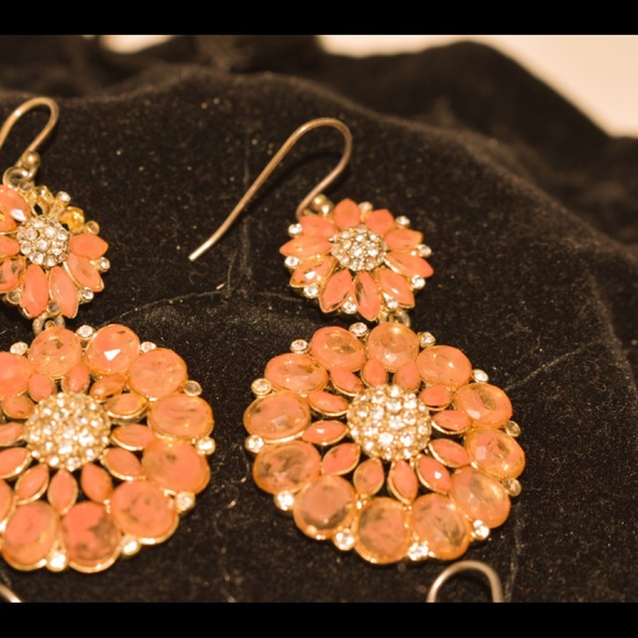 Earrings set Blue glass - Picture 2 of 4